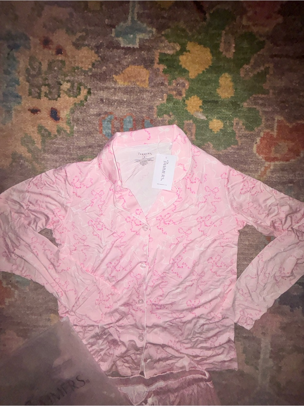 In My Jammers Cora Floral Mommy and Me Pajamas | Medium - Long | Mommy Set - Picture 4 of 5